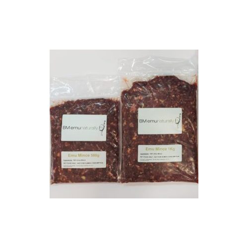 Fresh Raw Premium Emu Mince - Human Grade - FROZEN 1kg pack